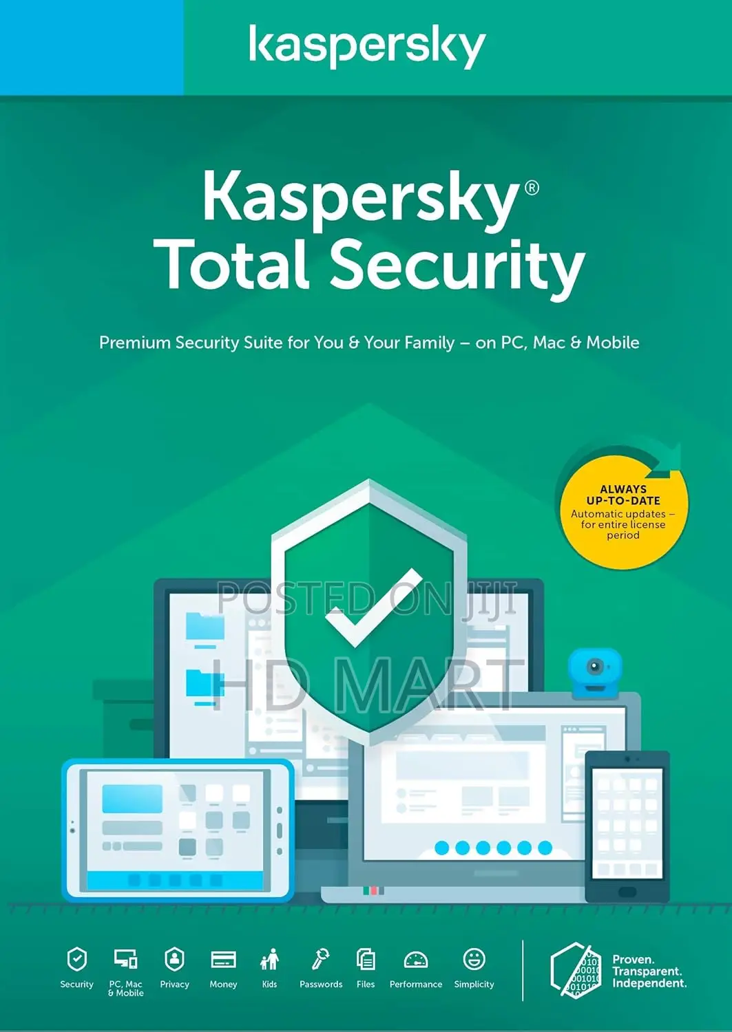 Kaspersky Total Security 1/3 Devices 1 Year