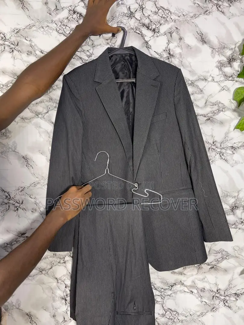 Black Striped Tailored Men’s Suits