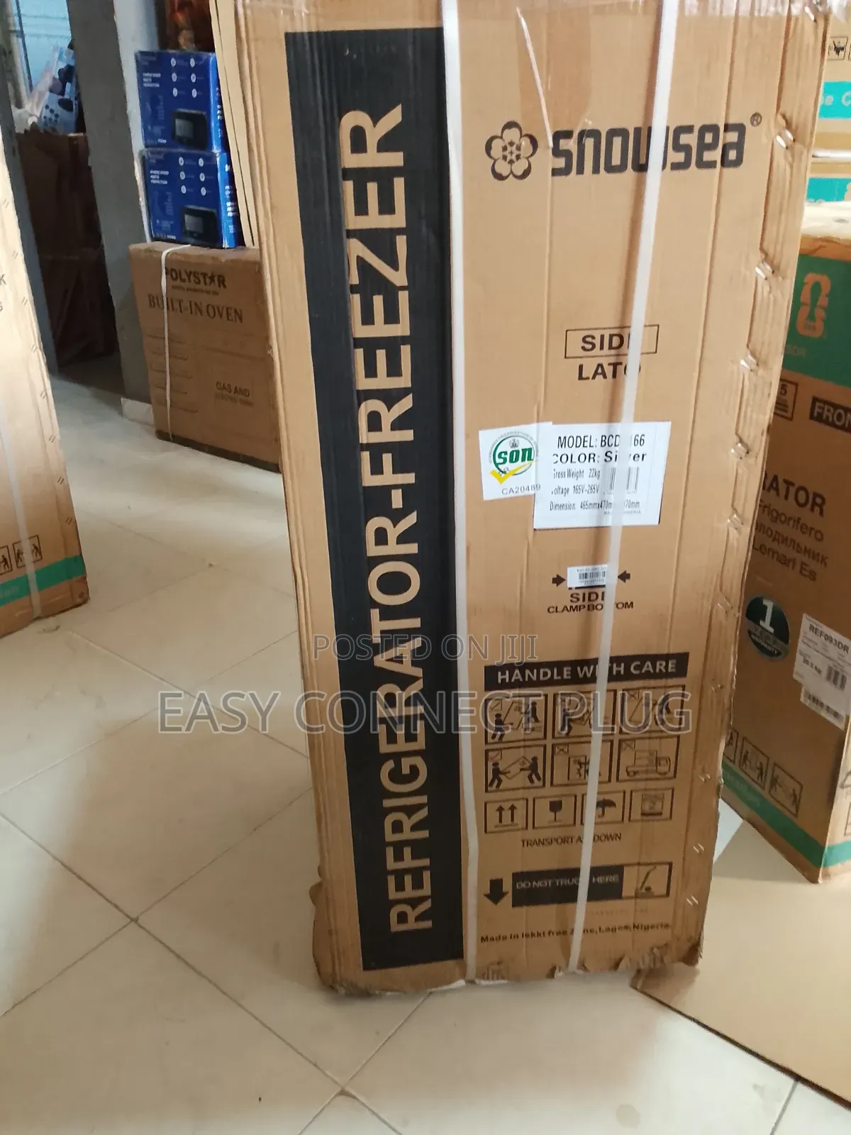 Snowsew 120 Liters Refrigerator (Silver).