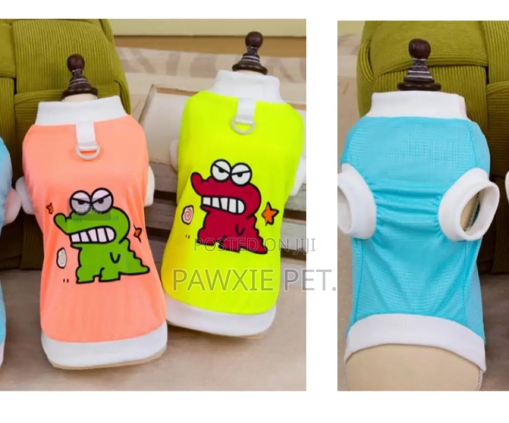 Pet Character T Shirt Jersey With Lead Hook