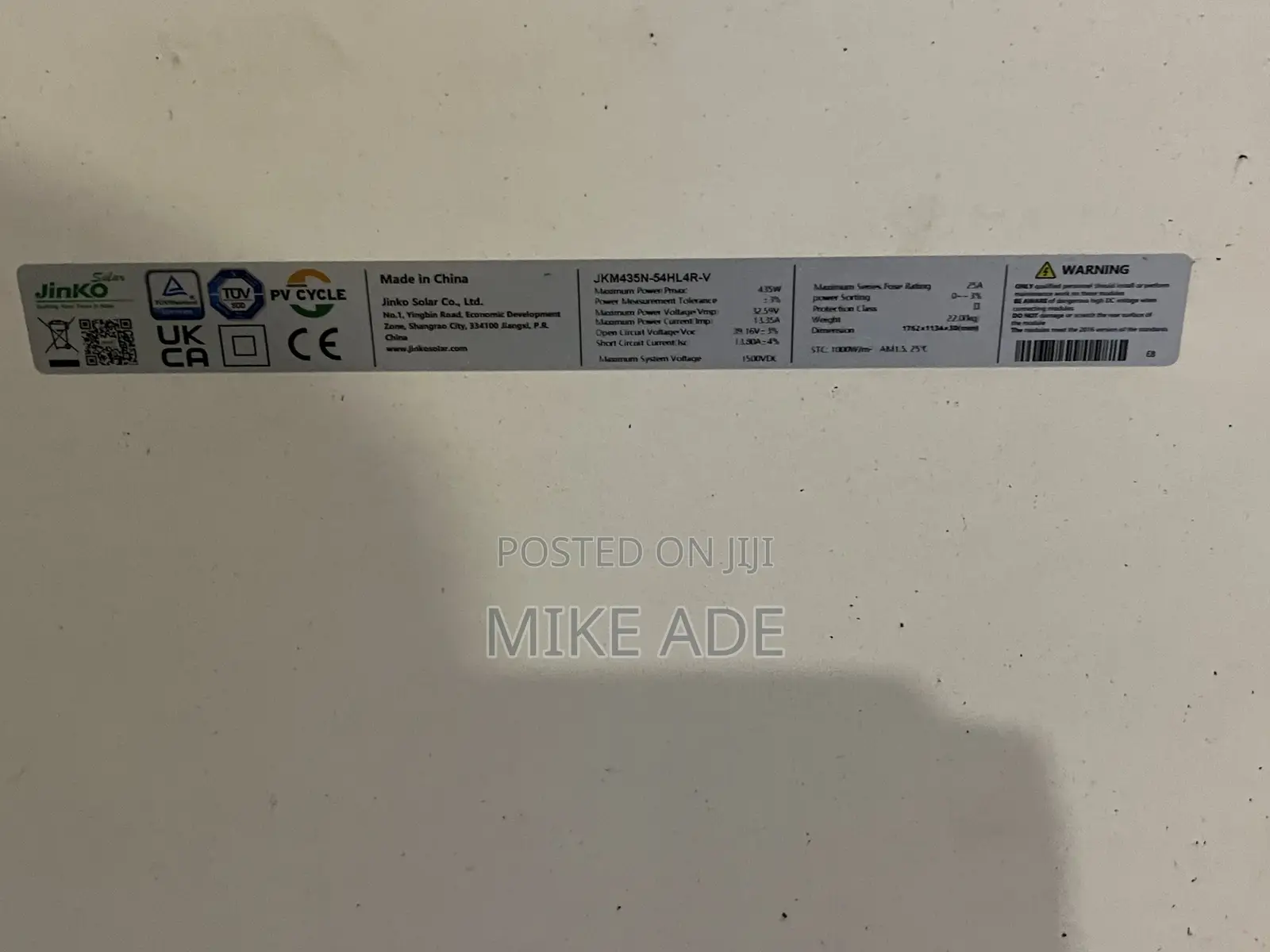 3 Used Solar Panels