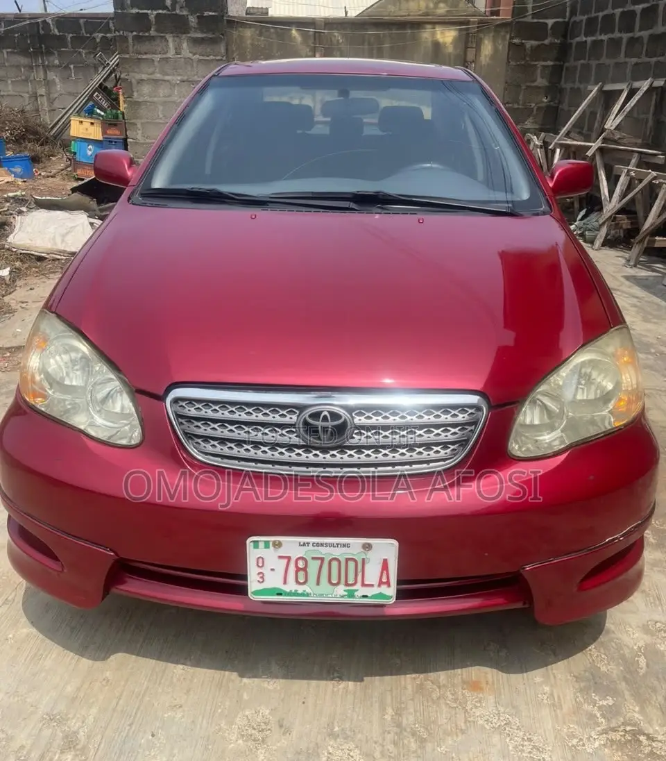Toyota Corolla 2006 Red