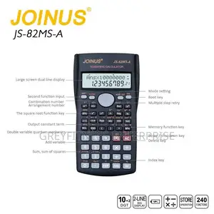 Scientific Calculator With Easy to Replace AAA Battery