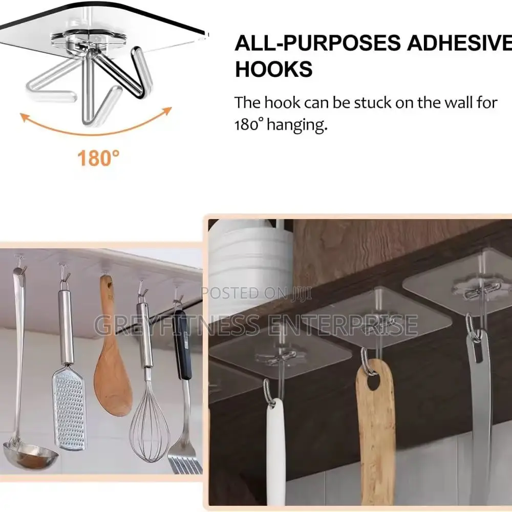 Adhesive Wall Stickers for Hanging Items 12pcs