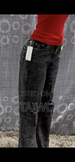 Stretchy Straight Jeans