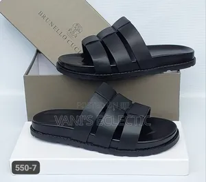 Brunello Cucinelli Leather Palm Slippers
