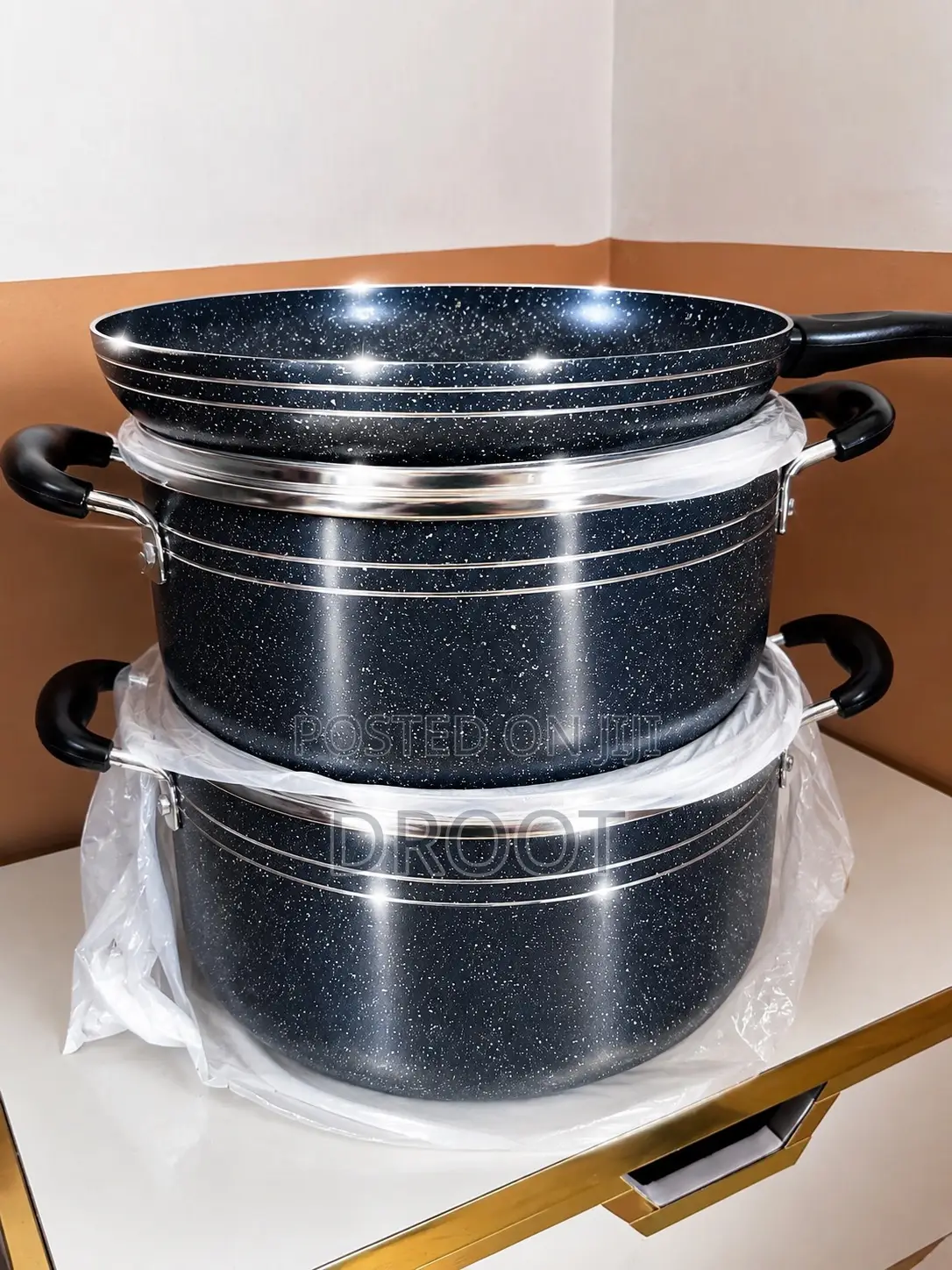Non Stick 3 Set Pot
