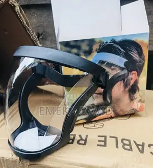 Full-Face Safety Shield Designed to Protect Against Dust, Oil Splashes
