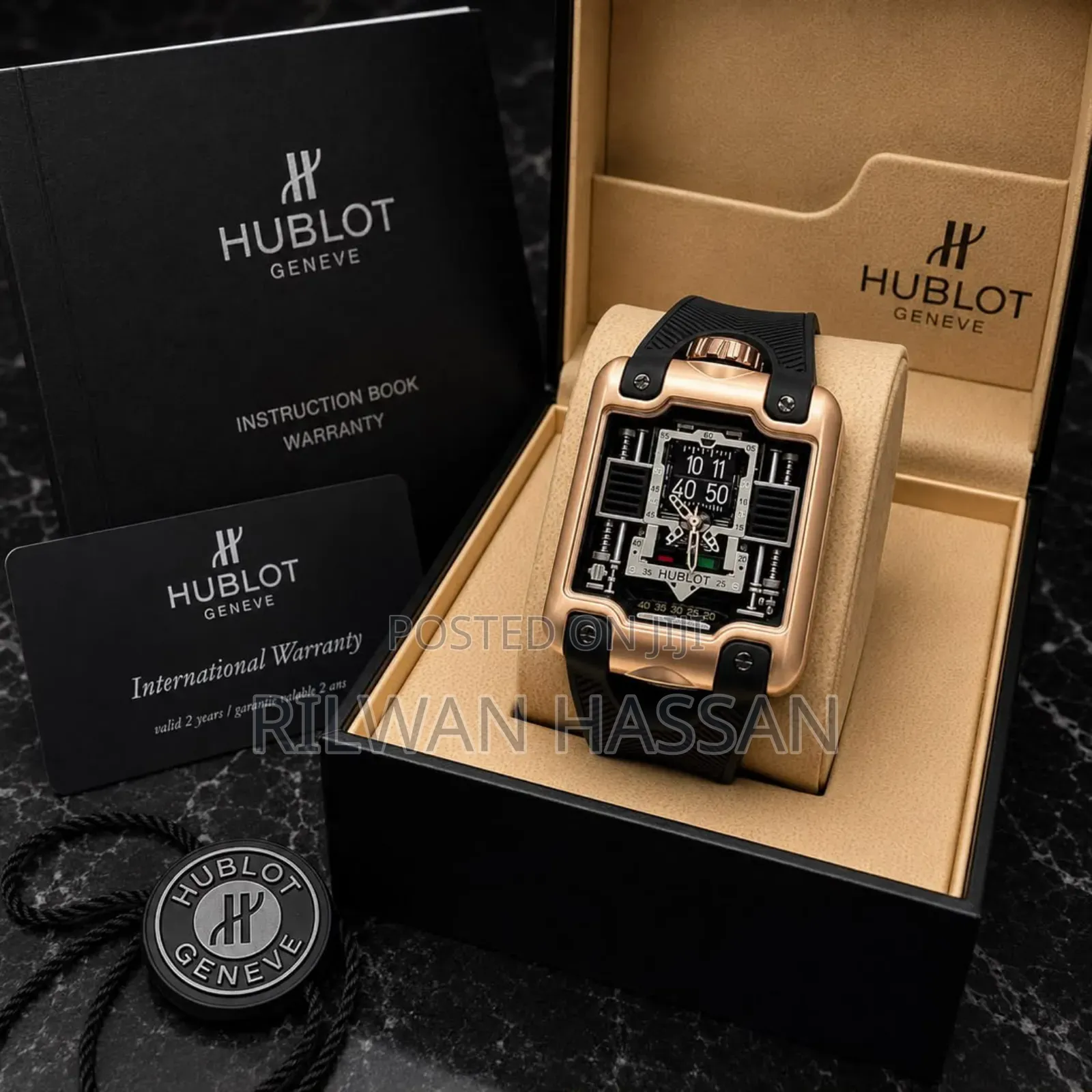 Hublot Geneve Bugose Rubber Strap