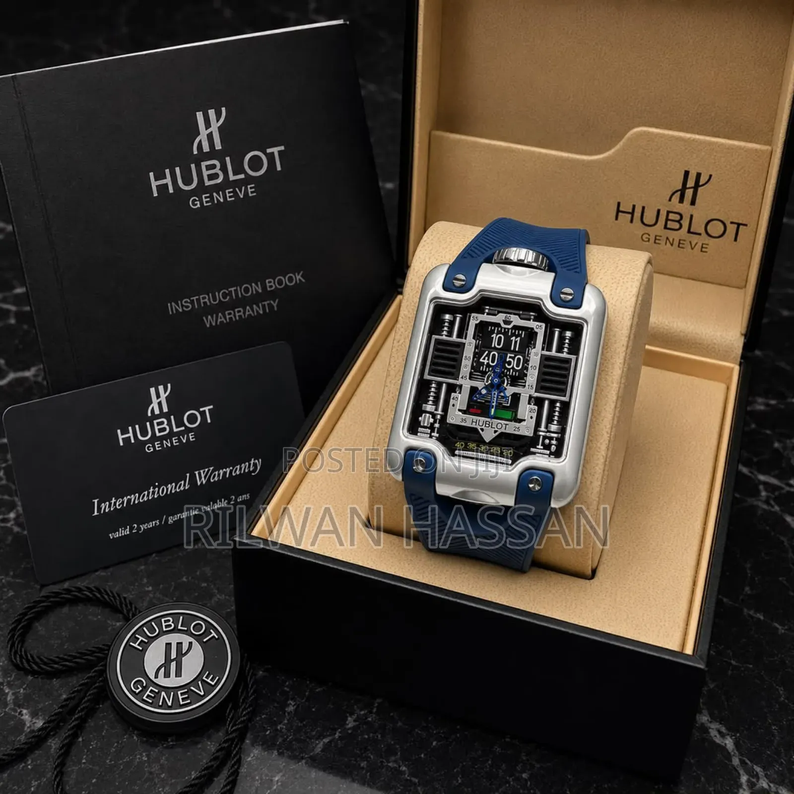 Hublot Geneve Bugose Rubber Strap