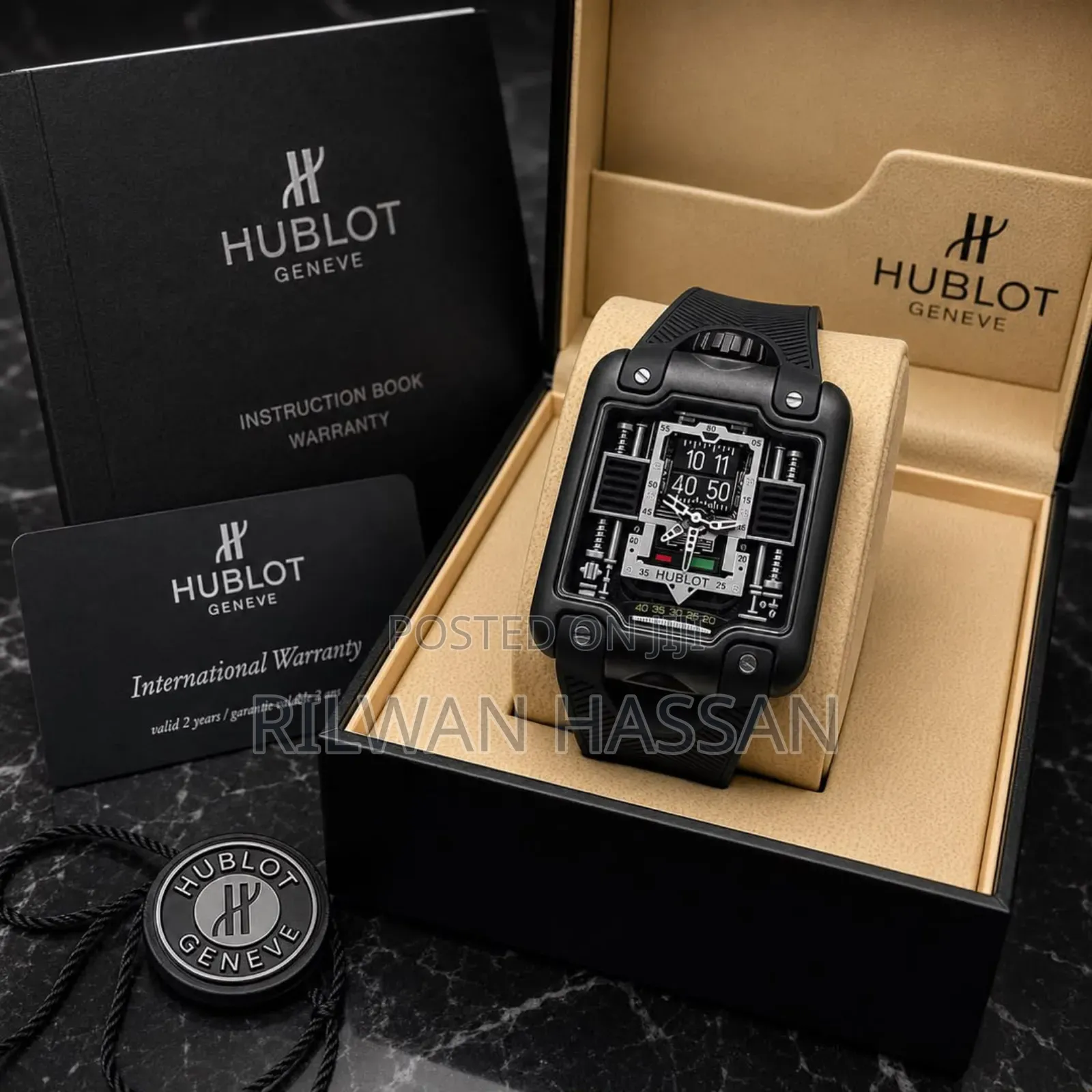 Hublot Geneve Bugose Rubber Strap
