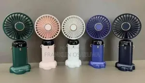 Portable Rechargeable Mini Handheld Fan With Digital Display