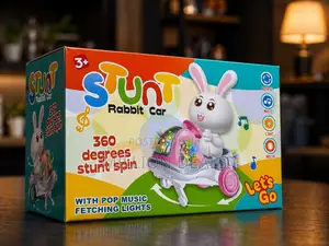 Stunt Rabbit Car 360 Degree Spin Kids Toy Ages 3+