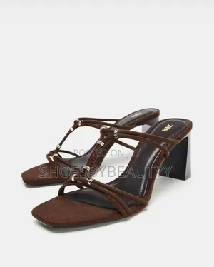 Block Heel Slippers