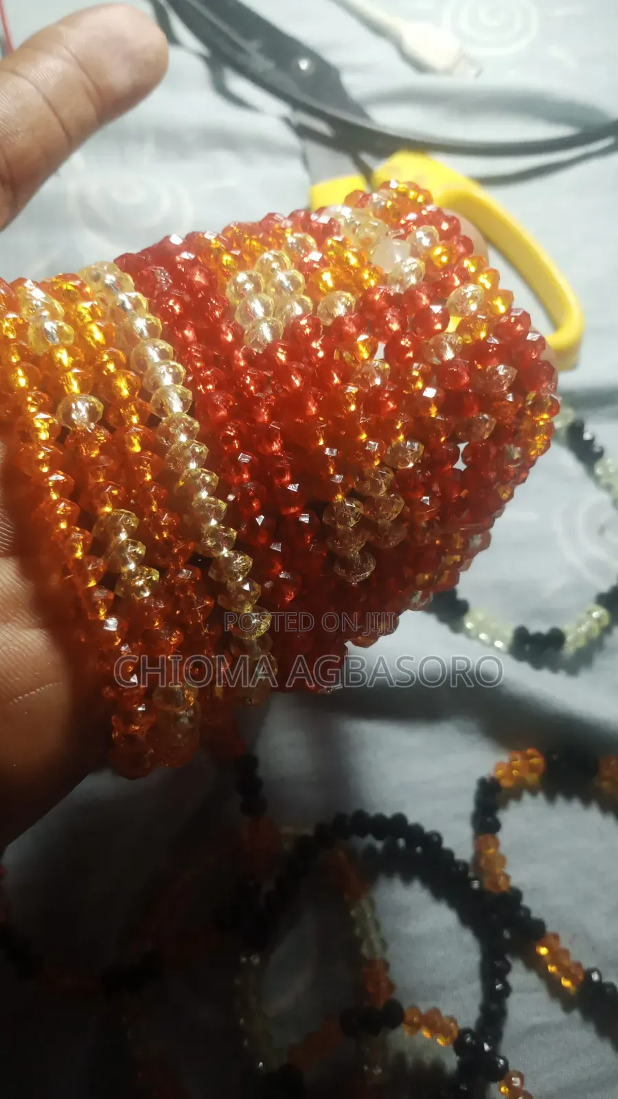 Beaded Bangle and Waist Beads