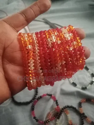 Beaded Bangle and Waist Beads