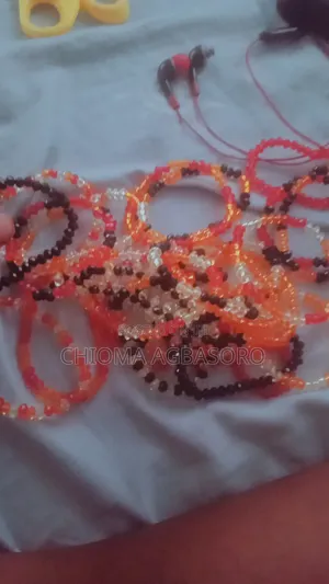 Beaded Bangle and Waist Beads