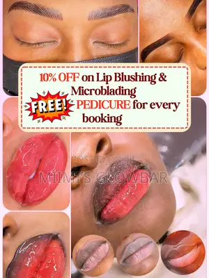 10% Off Promo on Lips Brows + Free Pedicure