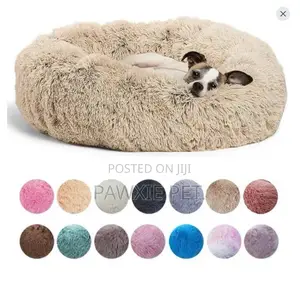 Donut Long Fur Bed 70*70*20cm( M)