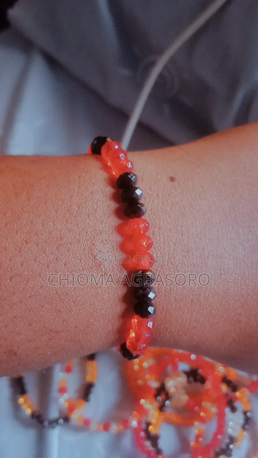 Beaded Bangle and Waist Beads