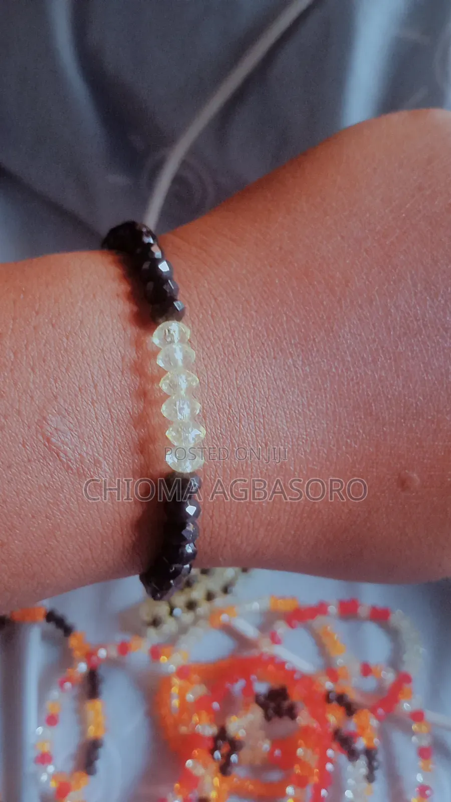 Beaded Bangle and Waist Beads
