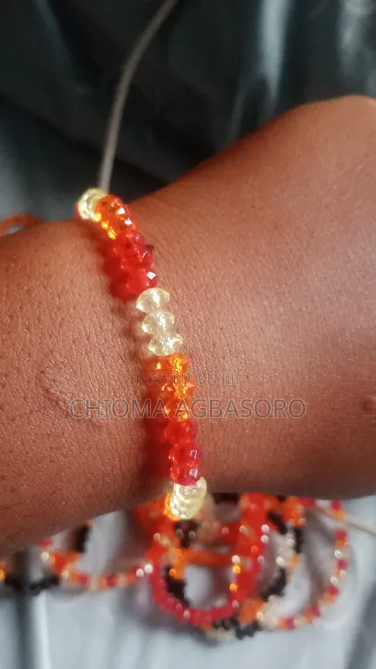 Beaded Bangle and Waist Beads