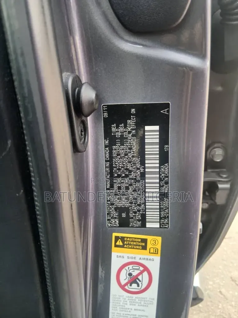 Lexus RX 2011 Gray