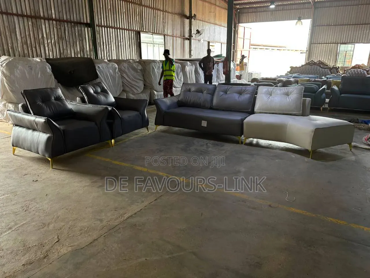 L Shape Sofa and Two Singles