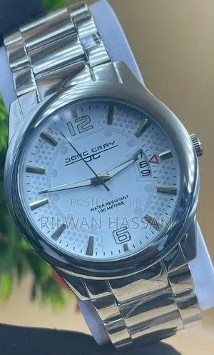 Jorc Cray Stainless Steel Wrist Watch