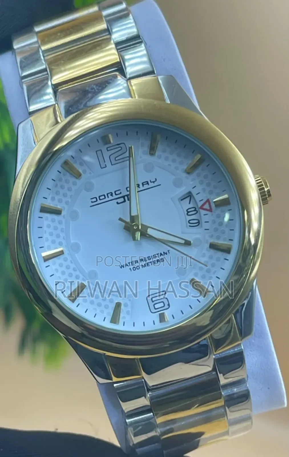 Jorc Cray Stainless Steel Wrist Watch