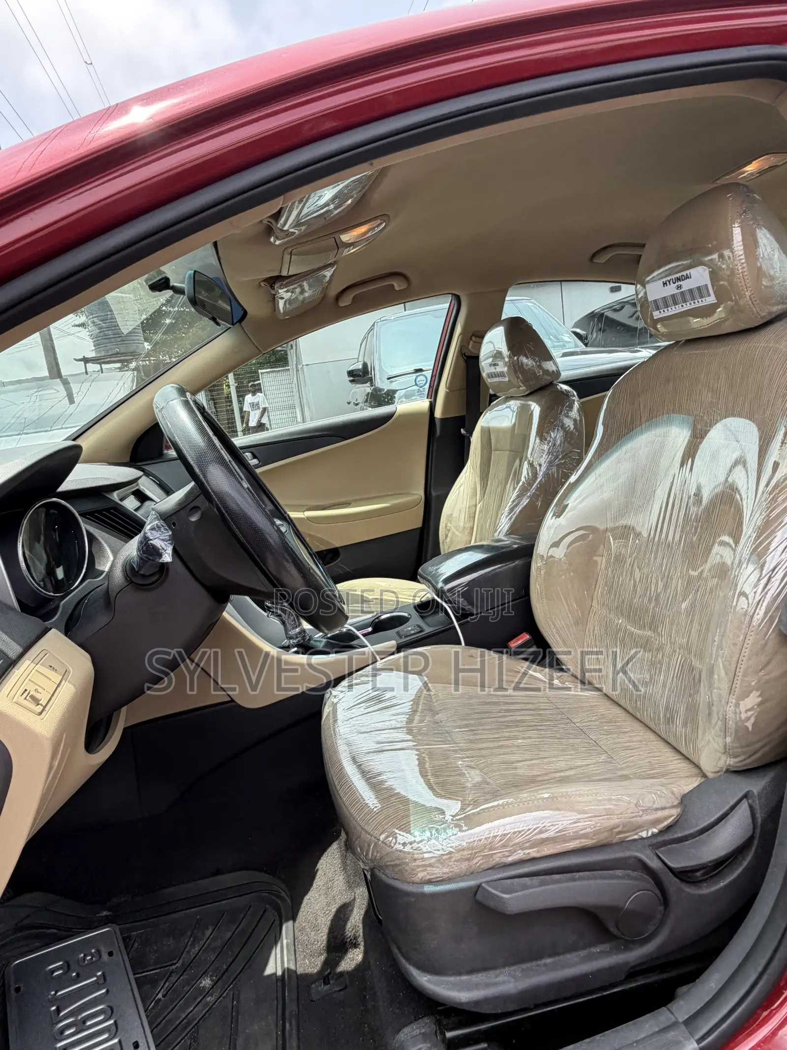 Hyundai Sonata 2011 Red