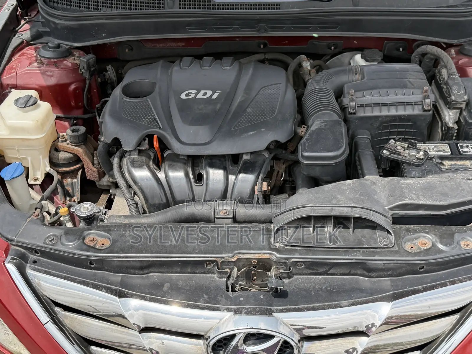Hyundai Sonata 2011 Red