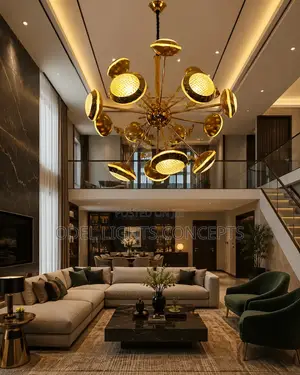 Minimalist LED by 16 CHANDELIER LIGHT