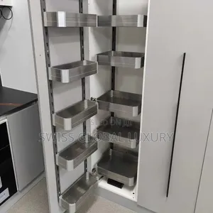High Quality Cabinet Pull Out Kitchen Storage Basket Organizer.