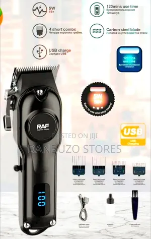 RAF Hair Clipper With USB Charging