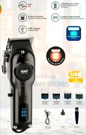 RAF Hair Clipper With USB Charging