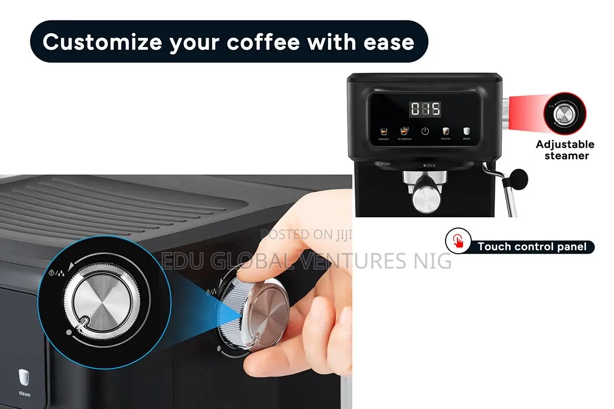 KoganTM Espresso Coffee Machine Powerful 15-Bar Pressure