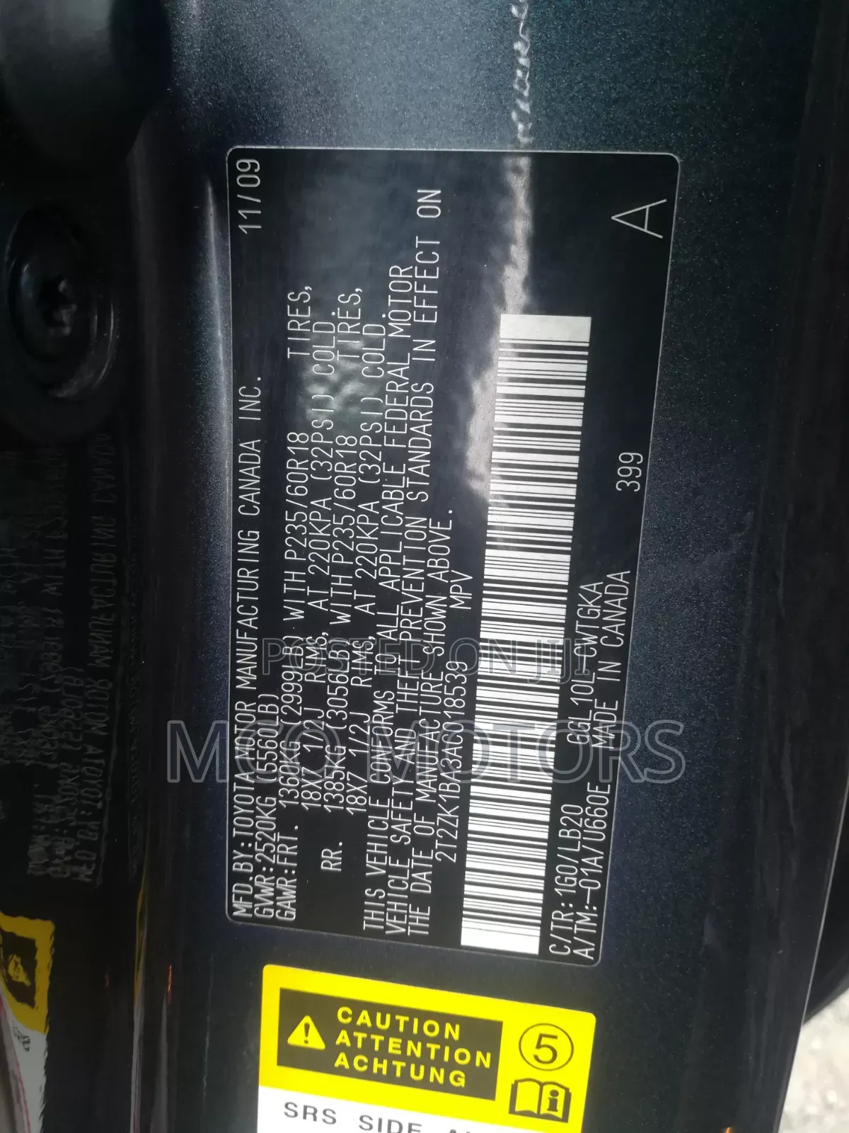 Lexus RX 2011 Gray