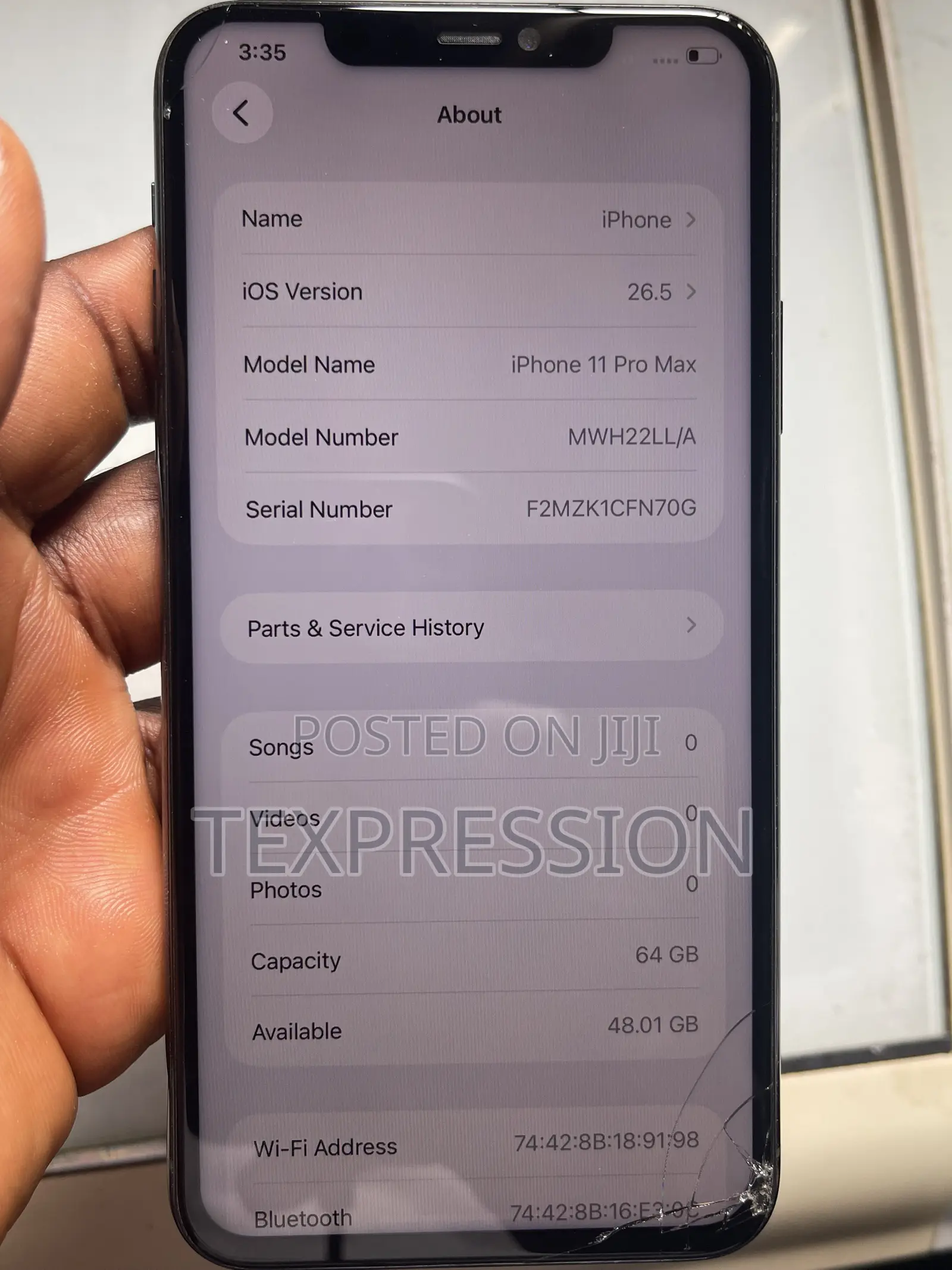 Apple iPhone 11 Pro Max 64 GB Gray