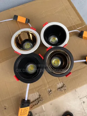 COB Recessed Downlight Premium Ceiling Spotlight Black,White Gold