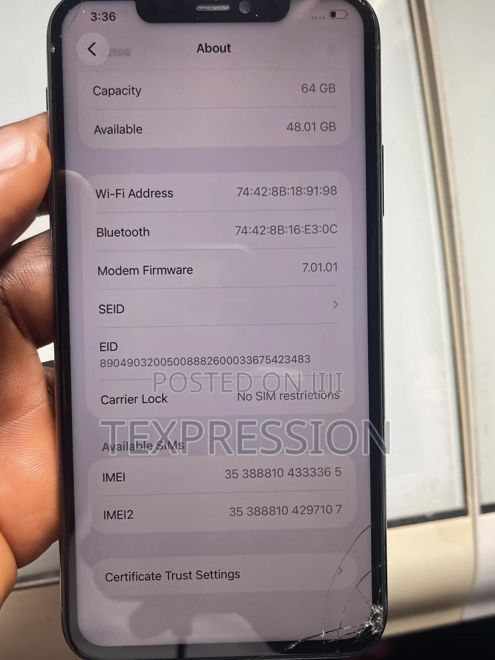 Apple iPhone 11 Pro Max 64 GB Gray