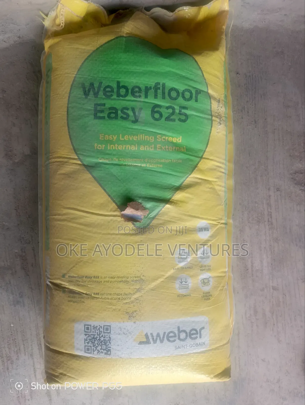 Weberfloor 625 Self-Levelling Compound