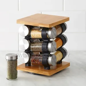 12 Jars to Hold Dried Herbs and Spices, Available in Different Sizes