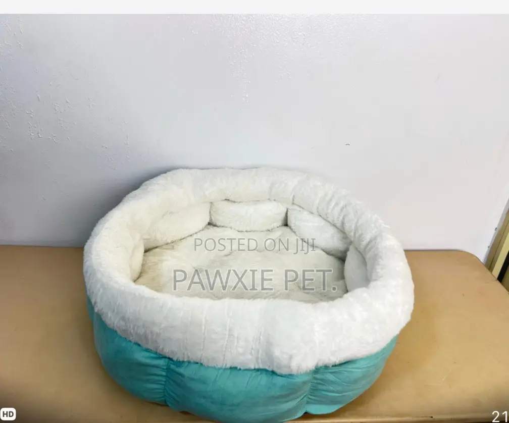 Short Fur Cozy Donut Bed With Removable Pillow