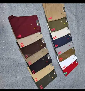 Quality Men's Chinos Trousers – All Sizes Colors Available