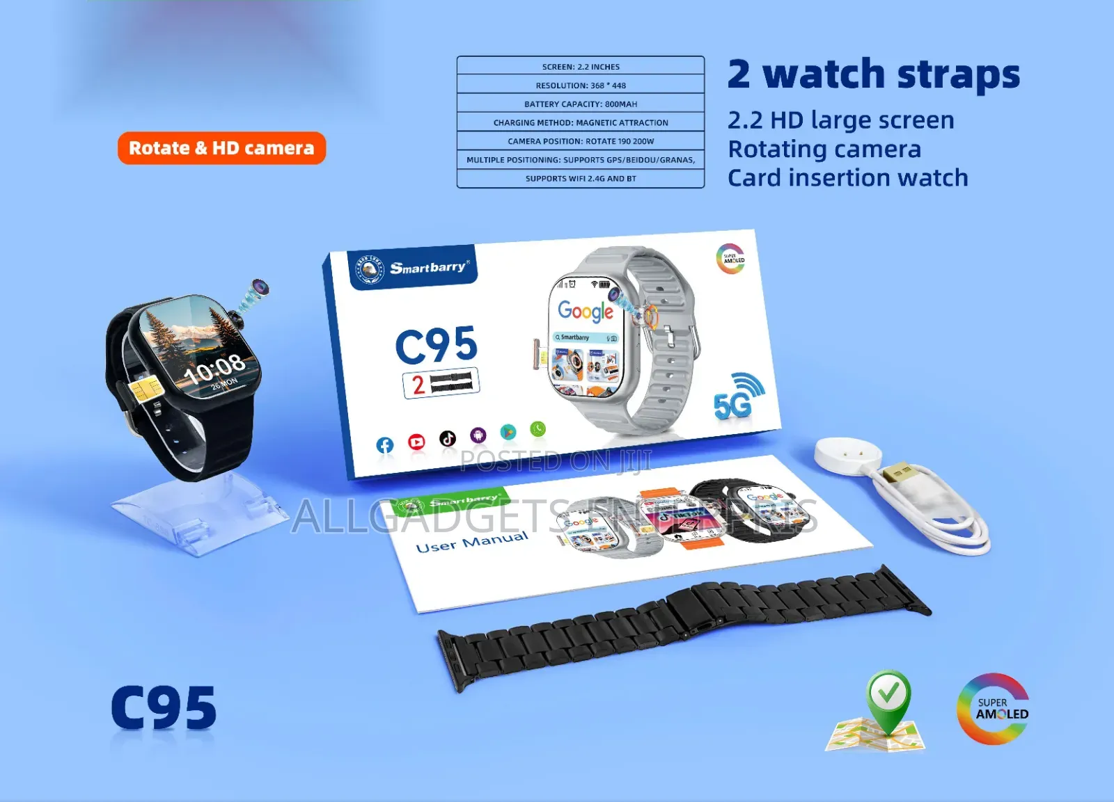 Smartberry C96 Smart Watch 5g