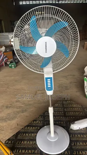 Charweek AC/DC Solar Rechargeable Fan
