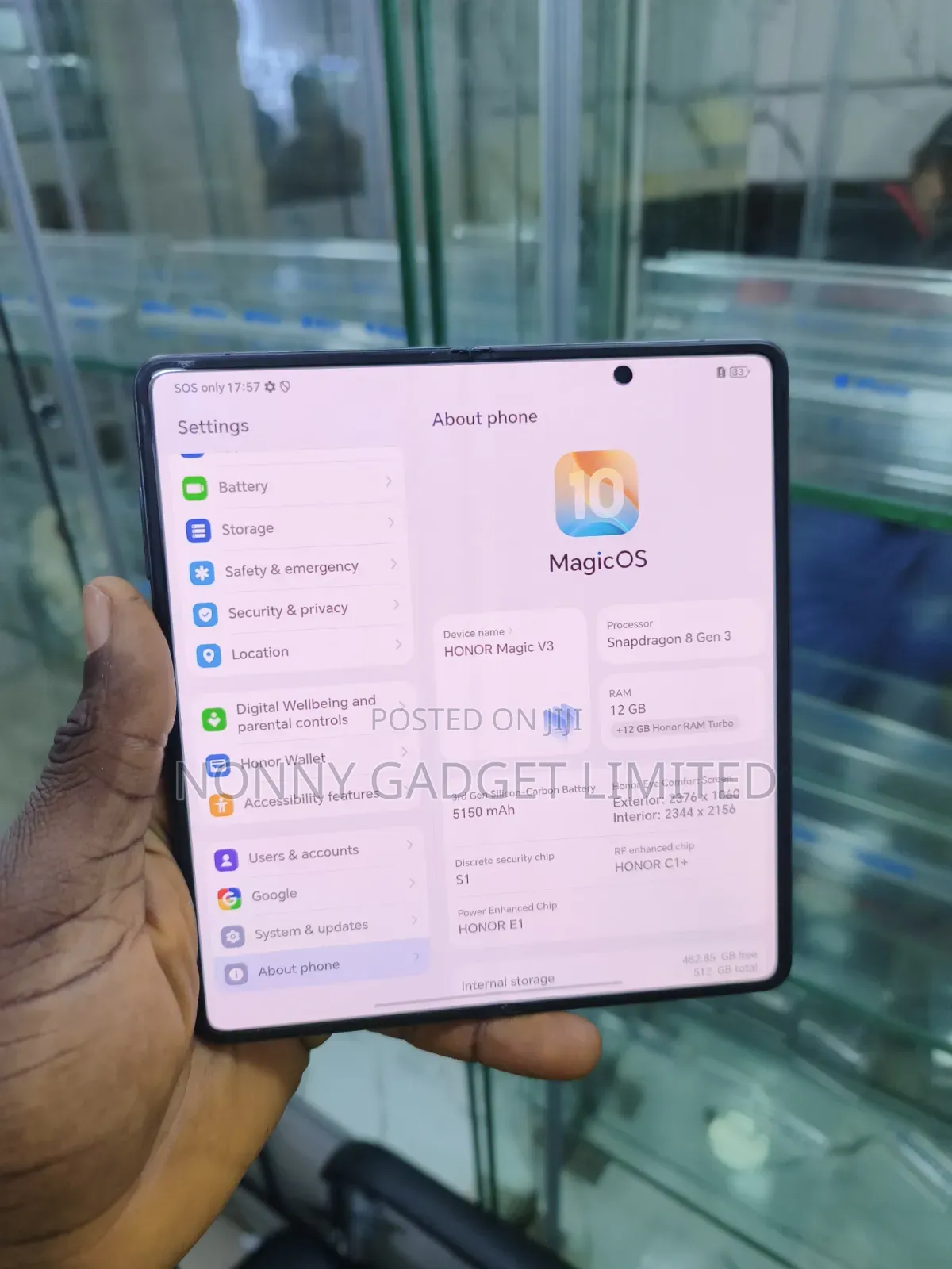 Honor Magic V3 512 GB Green