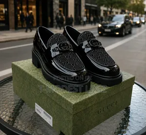Premium Quality Men's Glossy Gucci Designers Inspired Shoes