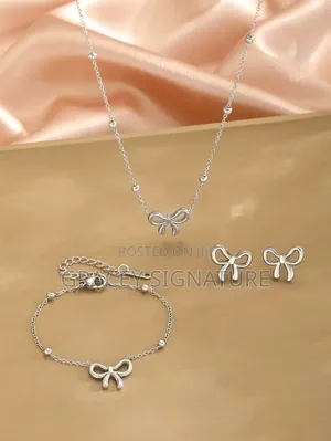 Steel Jewelry Set With Bracelet